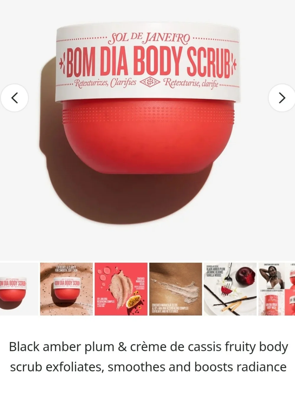 Sol de Janeiro Bom Dia Body Scrub - New-7.8 Oz